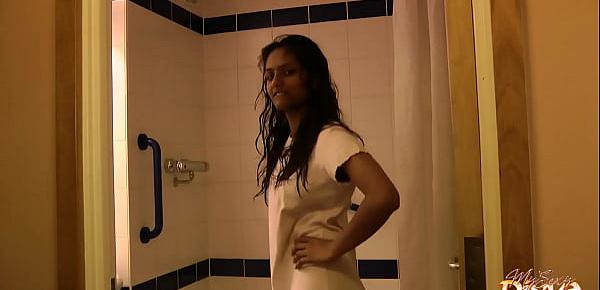  Indian Teen Divya Shaking Hot Ass In Shower